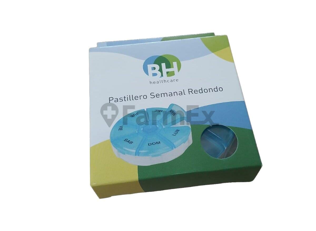 Pastillero semanal redondo Farmex-Pluxee-Persistente